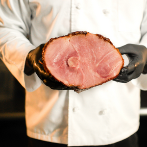 Chef holding Ham